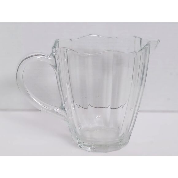 Villeroy & Boch My Garden Crystal Glass Pitcher Etched Maker Mark on Base - Picture 7 of 13